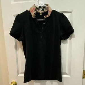 Burberry Brit ruffle collar polo